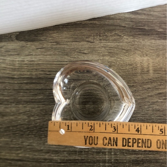 Orrefors Heart-Shaped Crystal Votive Holder - Picture 11 of 13